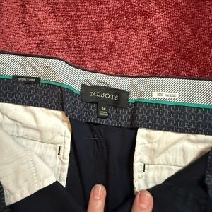 Talbots ankle chino pants